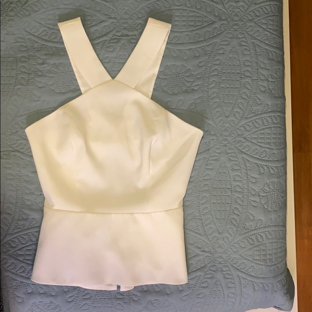 BCBGMAXAZRIA Nice white top
